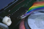 Rainbow cable plugged in